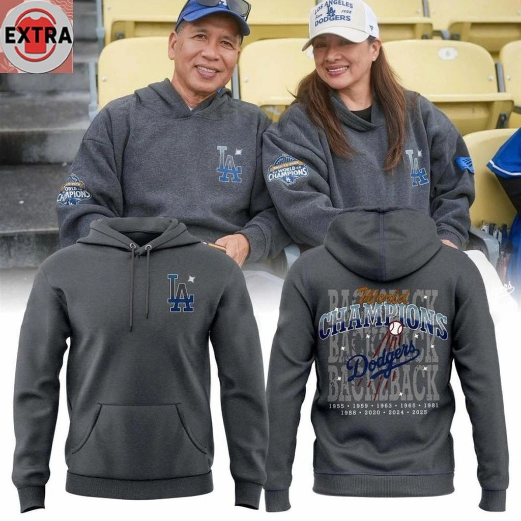 Los Angeles Dodgers Back-to-Back World Champions 2026 For Fan Logo Two Sided T-Shirt – Perfect Gift for Men & Women