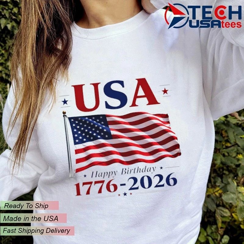 USA 1776-2026 American Independence Day Patriotic flag shirt