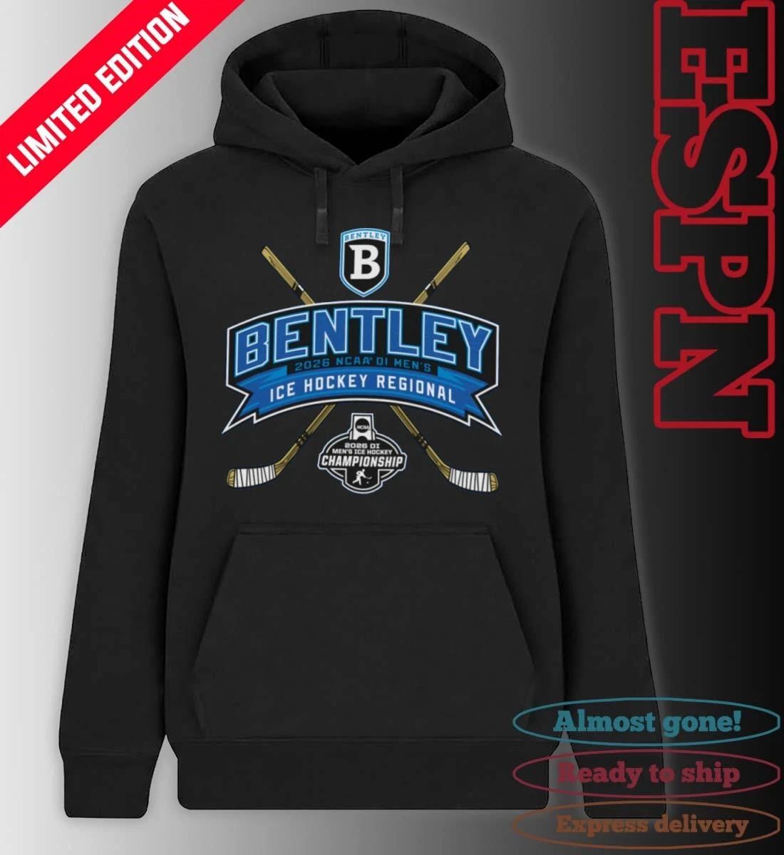 Bentley Falcons 2026 NCAA DI Men’s Ice Hockey Regionals T-Shirt