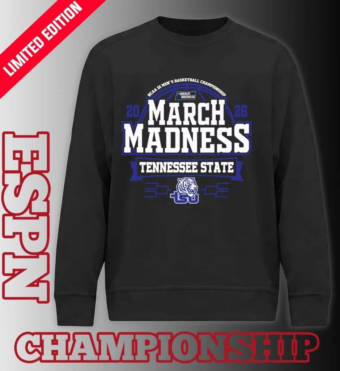 Tennessee State Tigers March Madness 2026 NCAA DI Men’s Basketball Tournament T-Shirt