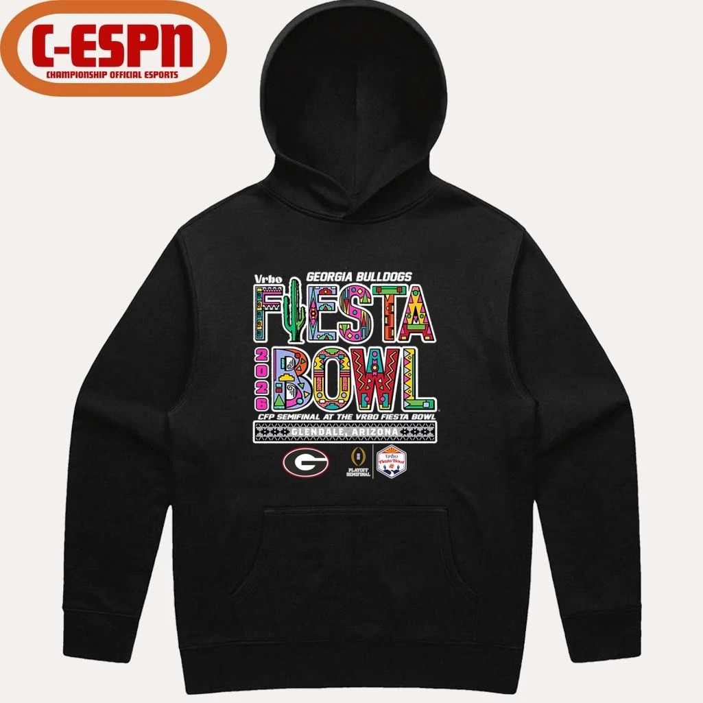 Georgia Bulldogs CFP Semifinal At The Vrbo Fiesta Bowl 2026 Shirt