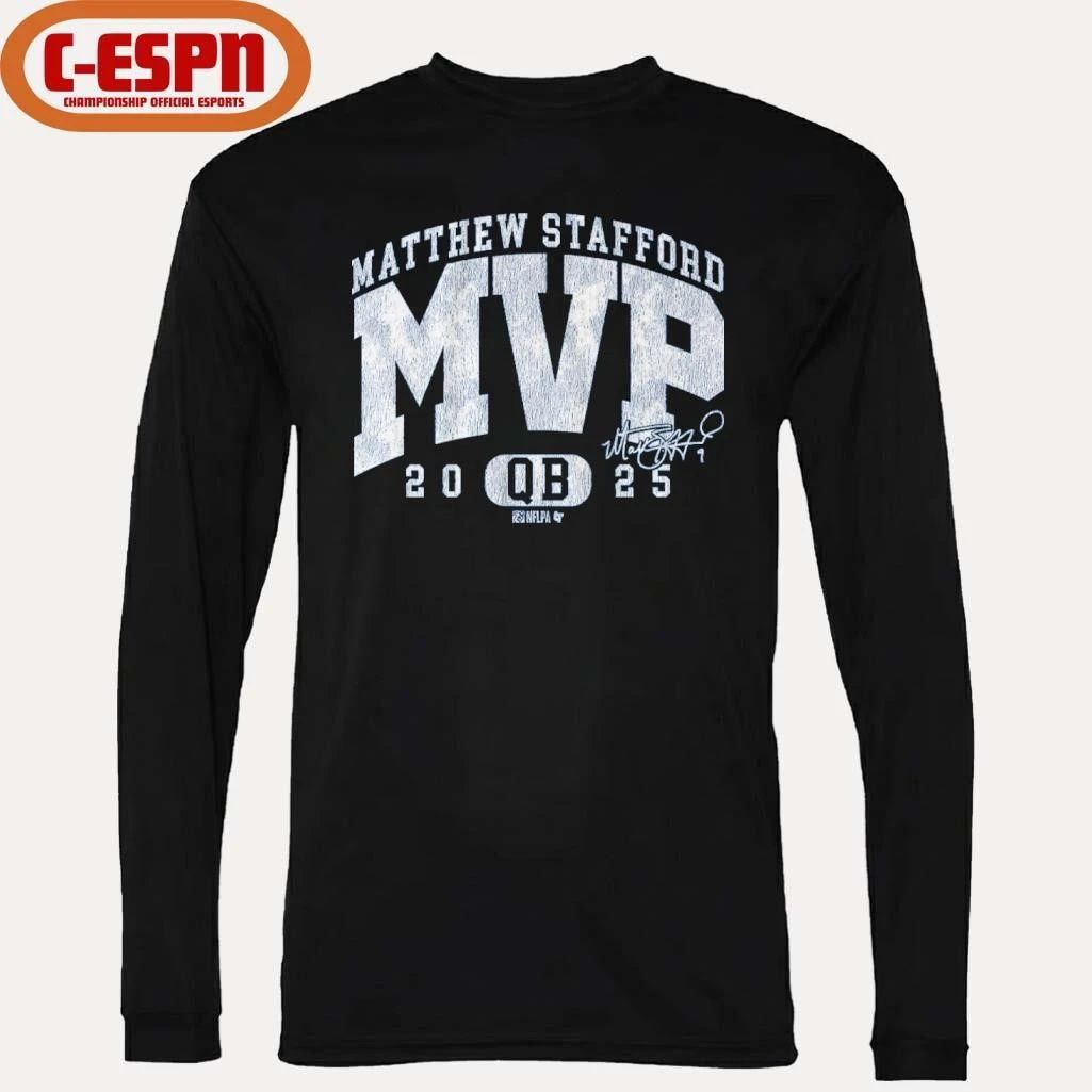 Matthew Stafford 2025 MVP QB T-Shirt