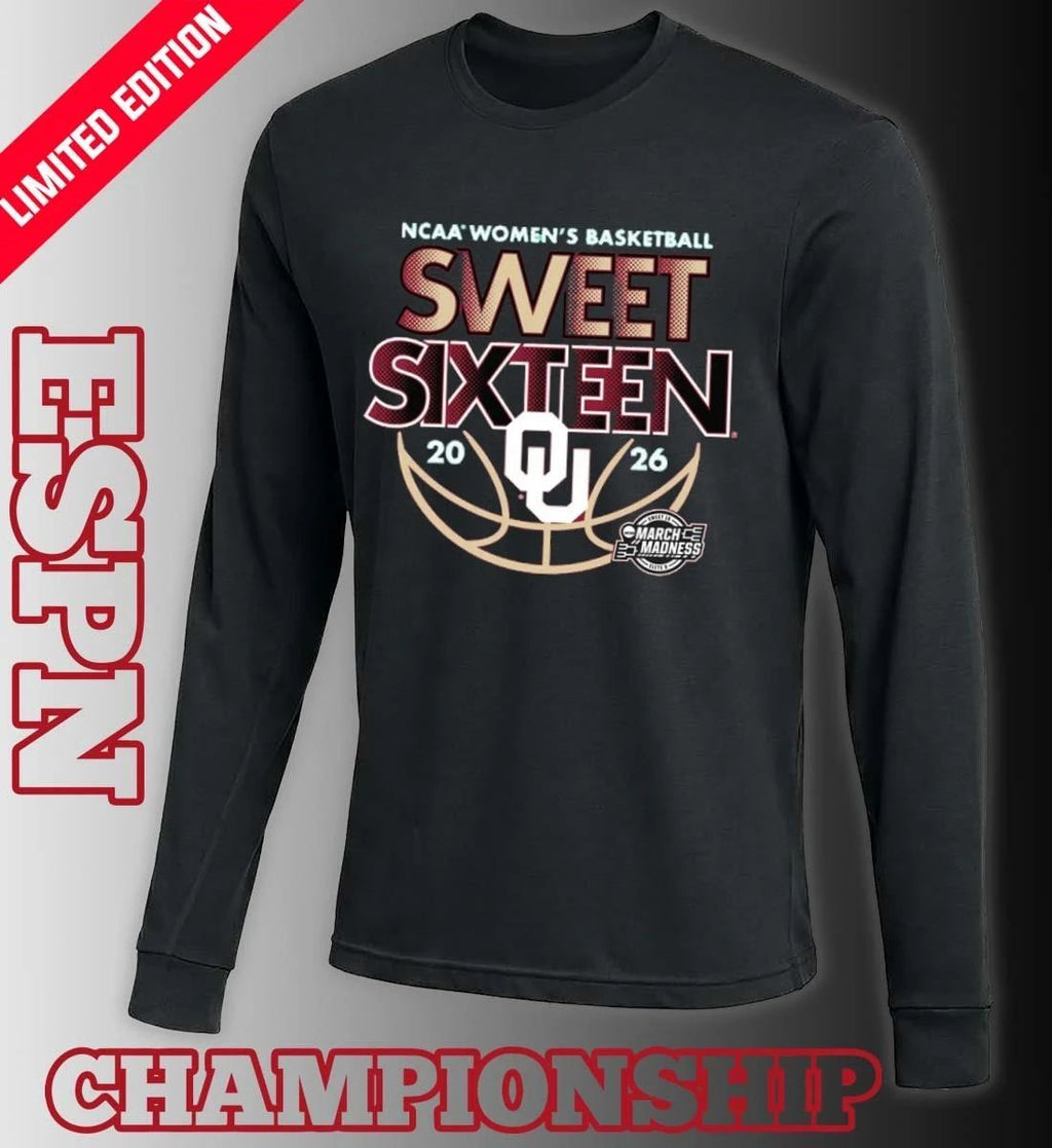 Sweet Sixteen 2026 Oklahoma Women’s Basketball Shirt
