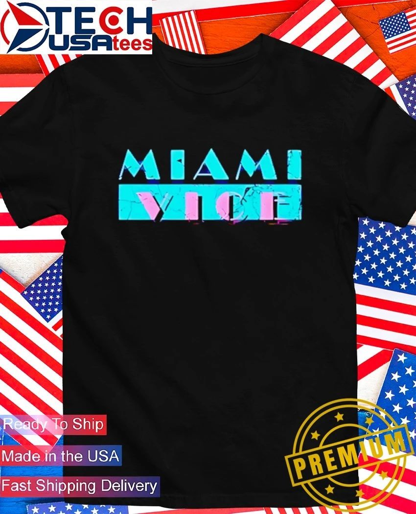 Miami Vice logo shirt