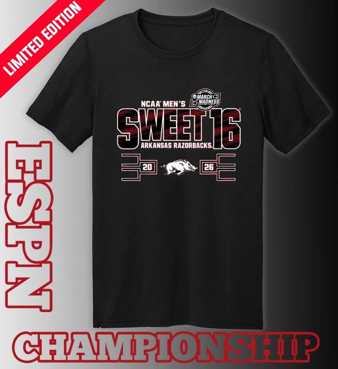 Arkansas Razorbacks Men’s Basketball Sweet 16 T-Shirt