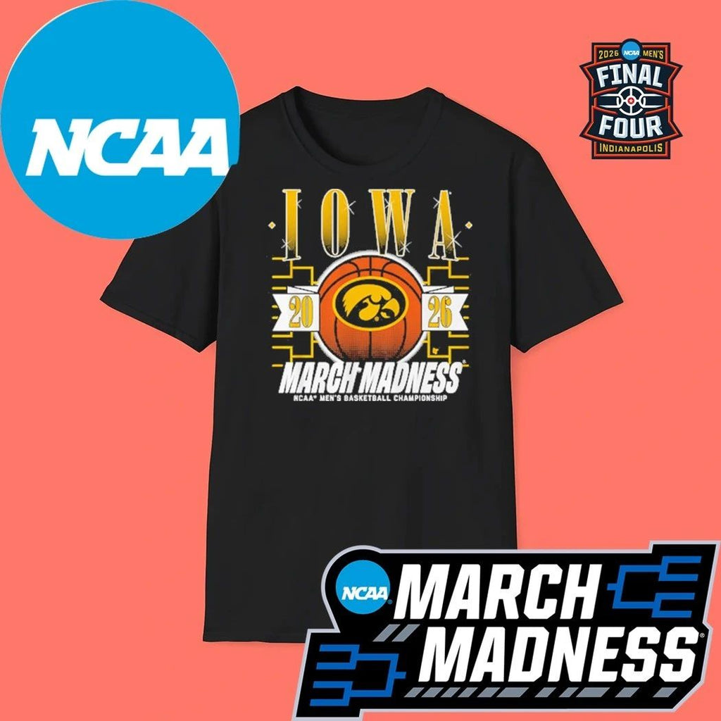Iowa Hawkeyes MBB 2026 NCAA Women’s Basketball Championship March Madness Logo Shirt