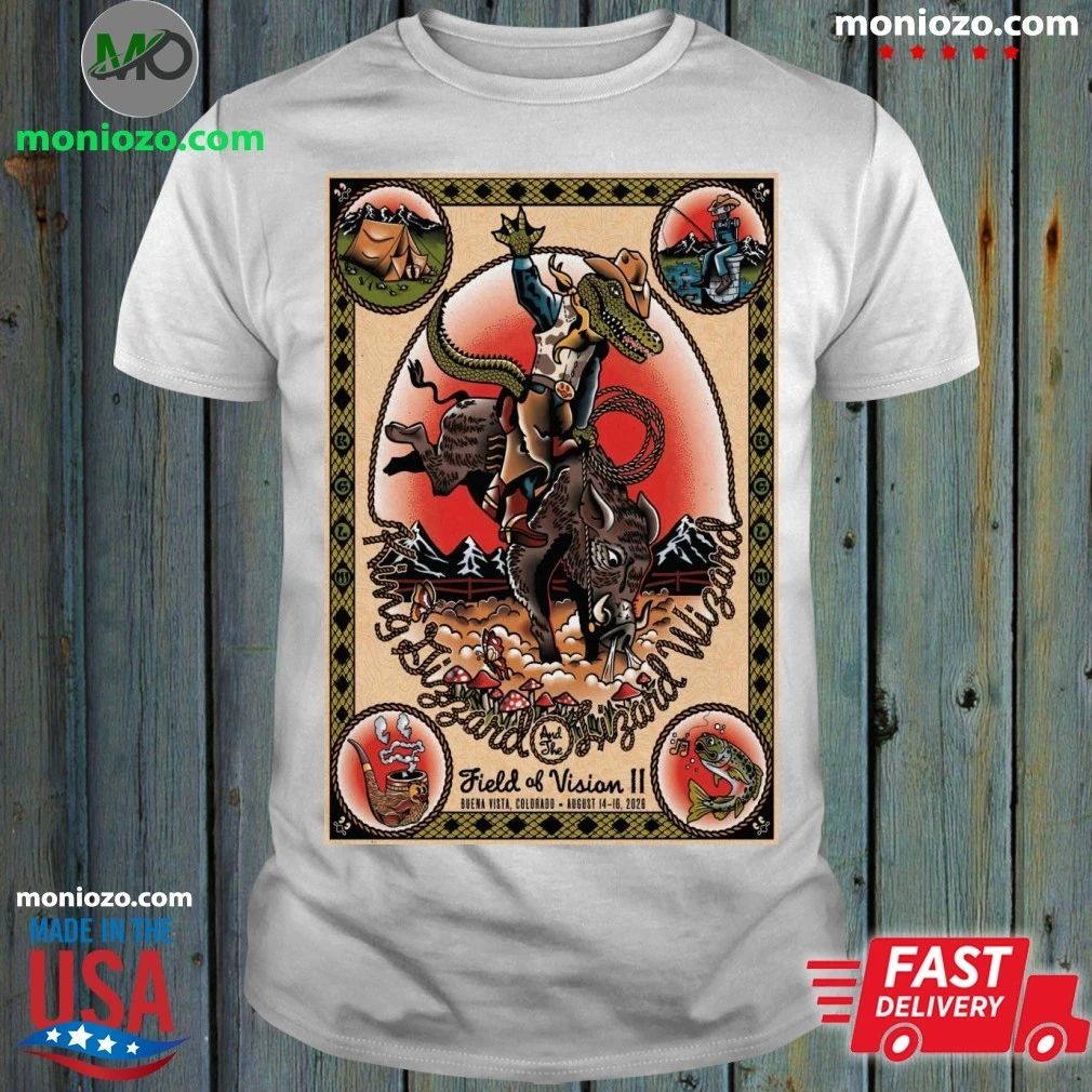 King Gizzard And The Lizard Wizard Buena Vista, Colorado August 14-16 2026 Poster Shirt