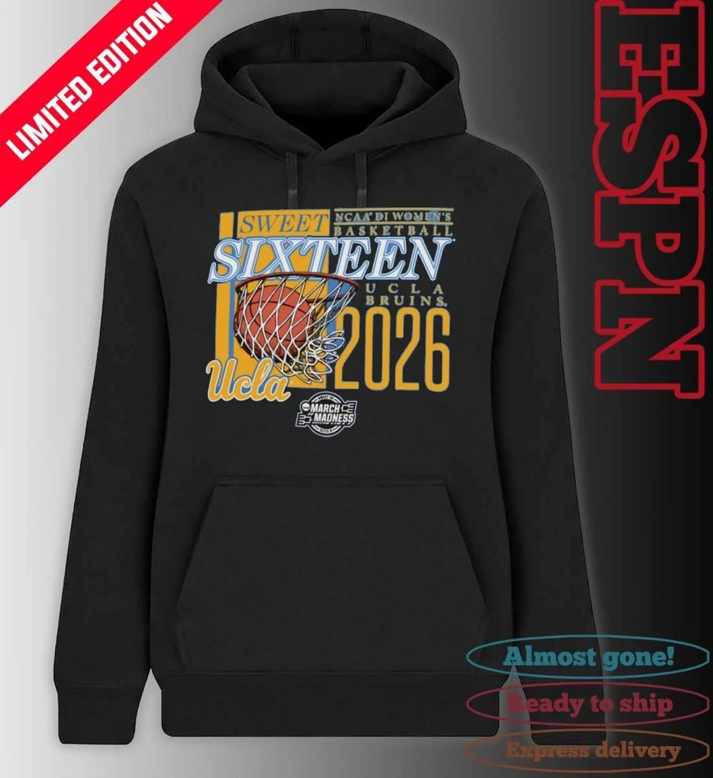 Ucla Bruins 2026 NCAA DI Women’s Basketball Sweet Sixteen – Sacramento Regional T-Shirt
