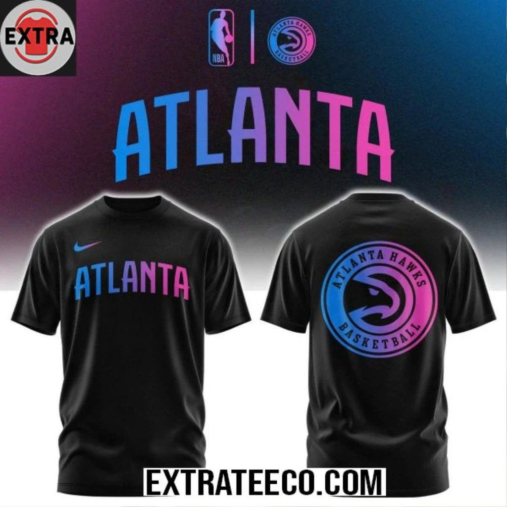 Atlanta Hawks x Cyberpunk Night 2026 NBA Champs Shirt