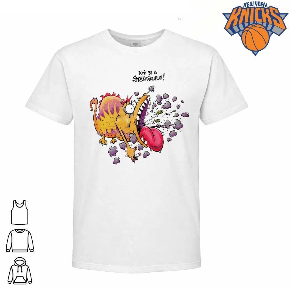 Dont Be A Smokeasaurus Funny Dinosaur Anti Smoking Cartoon shirt