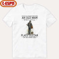 Grandpa Never Underestimate An Old MAn Who Still Plays guitar In His Nineties Shirt