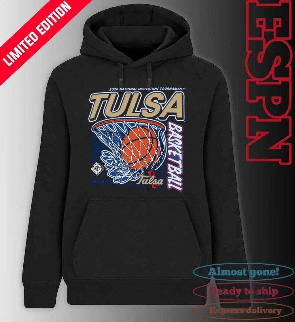 Tulsa Golden Hurricane 2026 Division I Men’s Basketball Postseason NIT Shirt