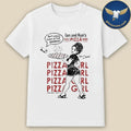 Iankyespizza Merch Store Shop Ian & Kyes Pizza Girl T-Shirt