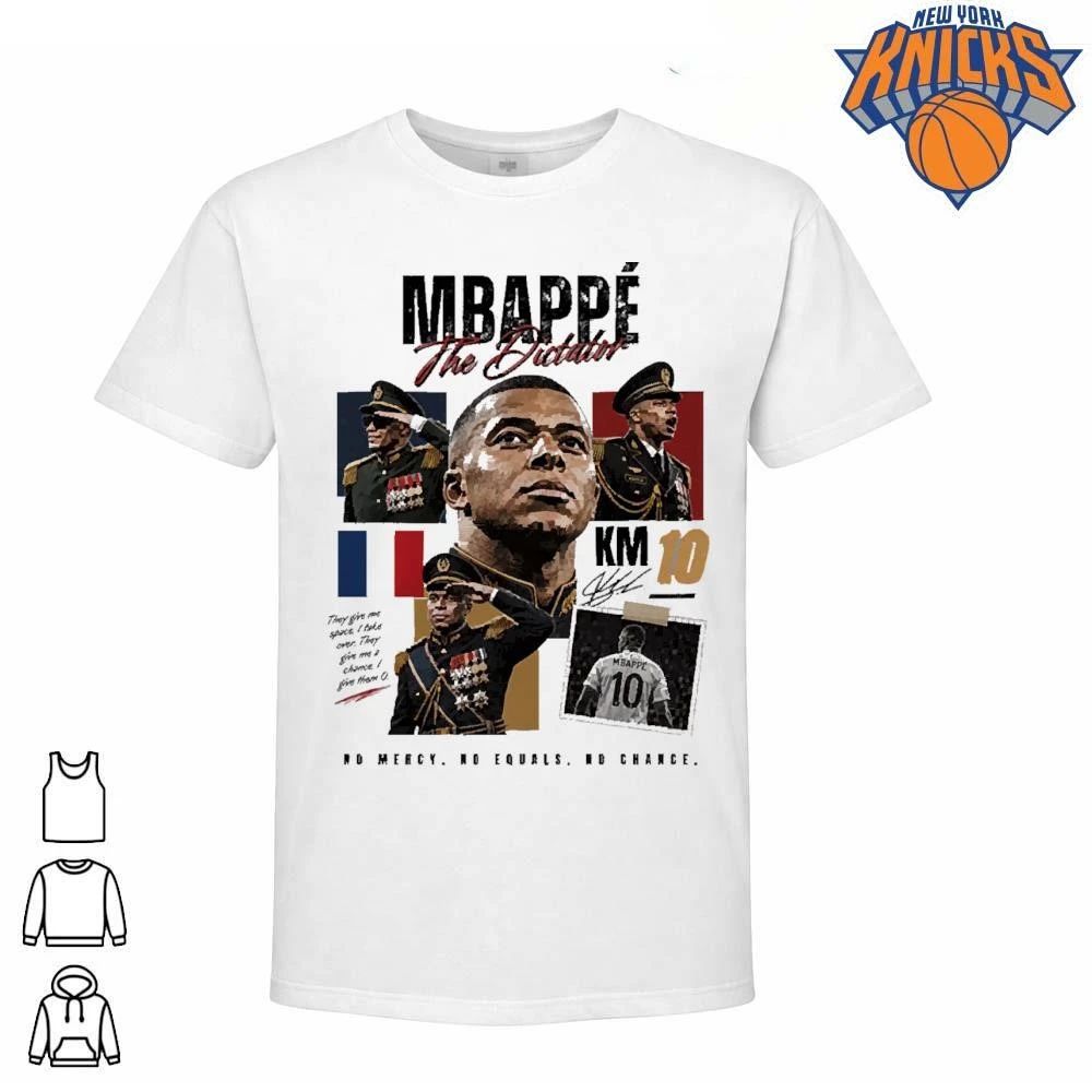Mbappe The Dictator France Football Star Military Uniform Graphic Sports Merch Shirt