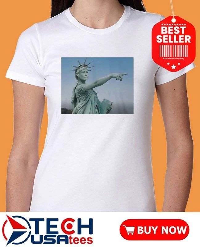 Statue of Liberty don’t you point at me Sophie Cunningham pointing shirt
