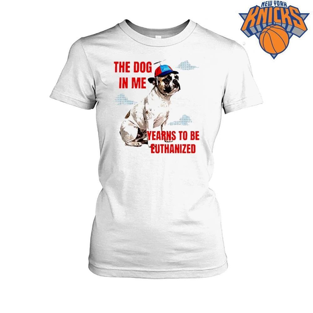 The Dog In Me Yearns To Be Euthanized Propeller Hat Frenchie Meme Shirt