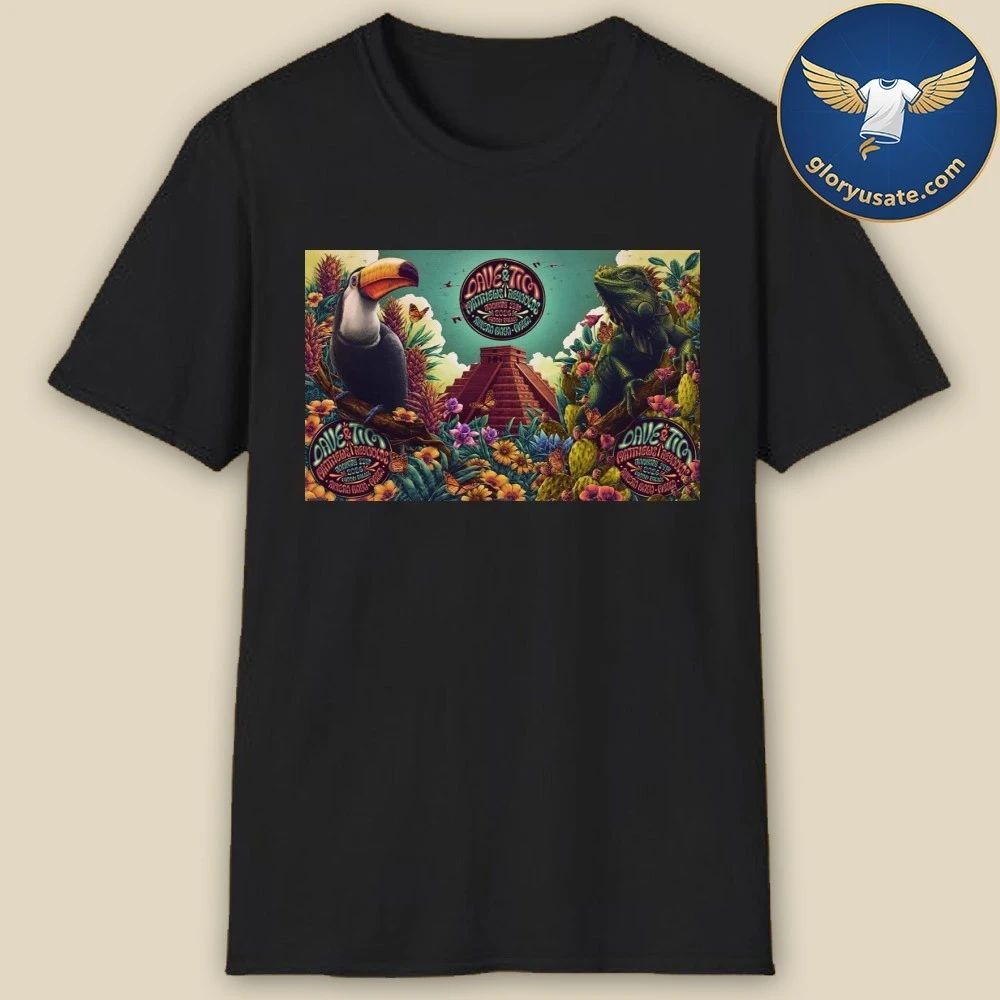 Dave Matthews & Tim Reynolds January 22-23-24 2026 Riviera Maya Concert Poster Shirt