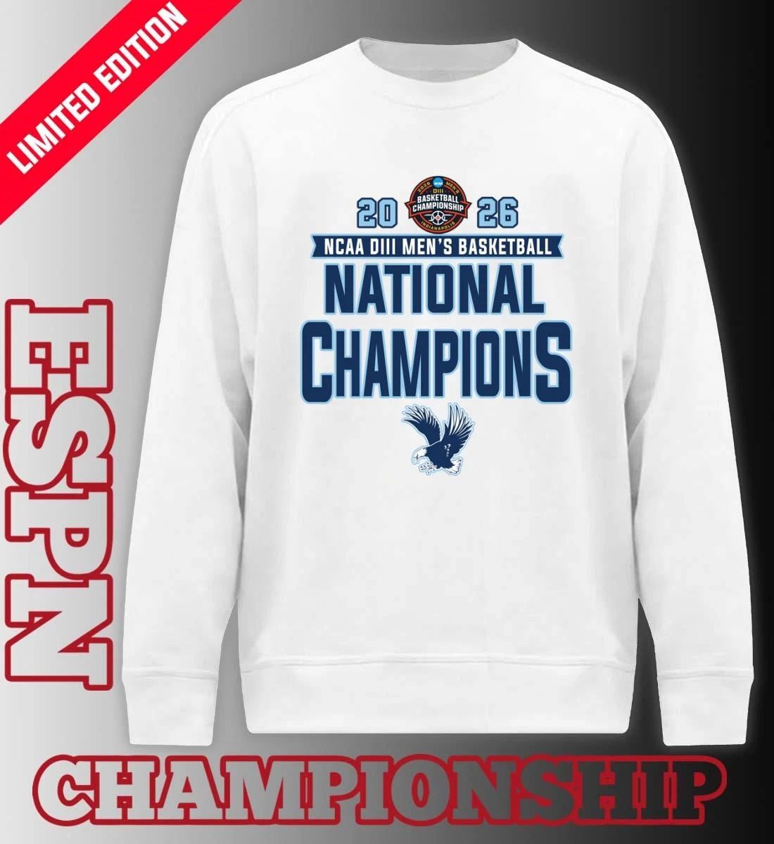 Mary Washington Men’s Basketball 2026 NCAA DIII National Champions T-Shirt