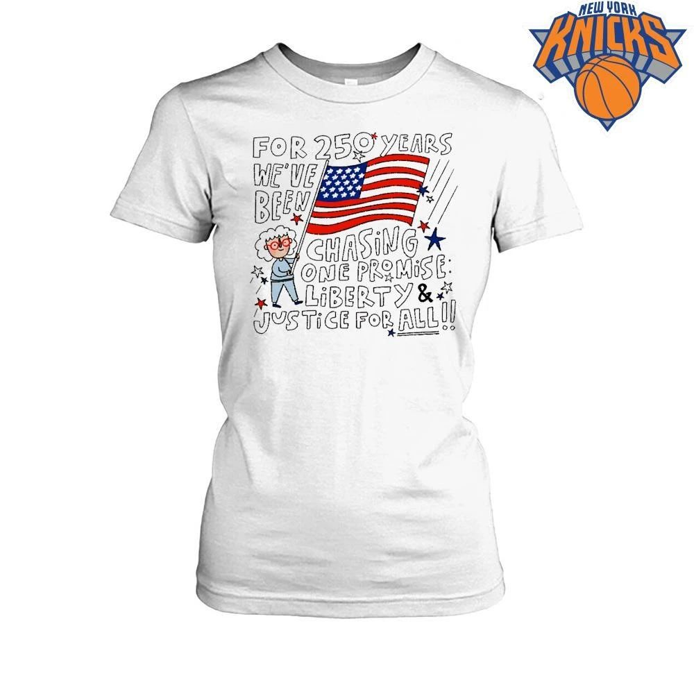 Happy 4th of July 250 Years Liberty and Justice For All Cute Grandma Flag shirt