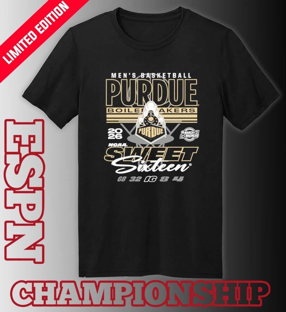Purdue Boilermakers 2026 NCAA March Madness Sweet 16 Bound Net Shirt