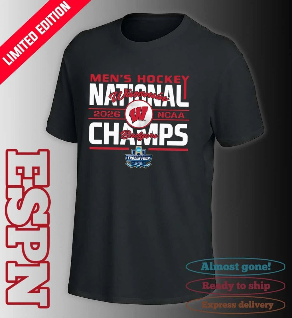Men’s Hockey National Champions 2026 NCAA Wisconsin Badgers Shirt