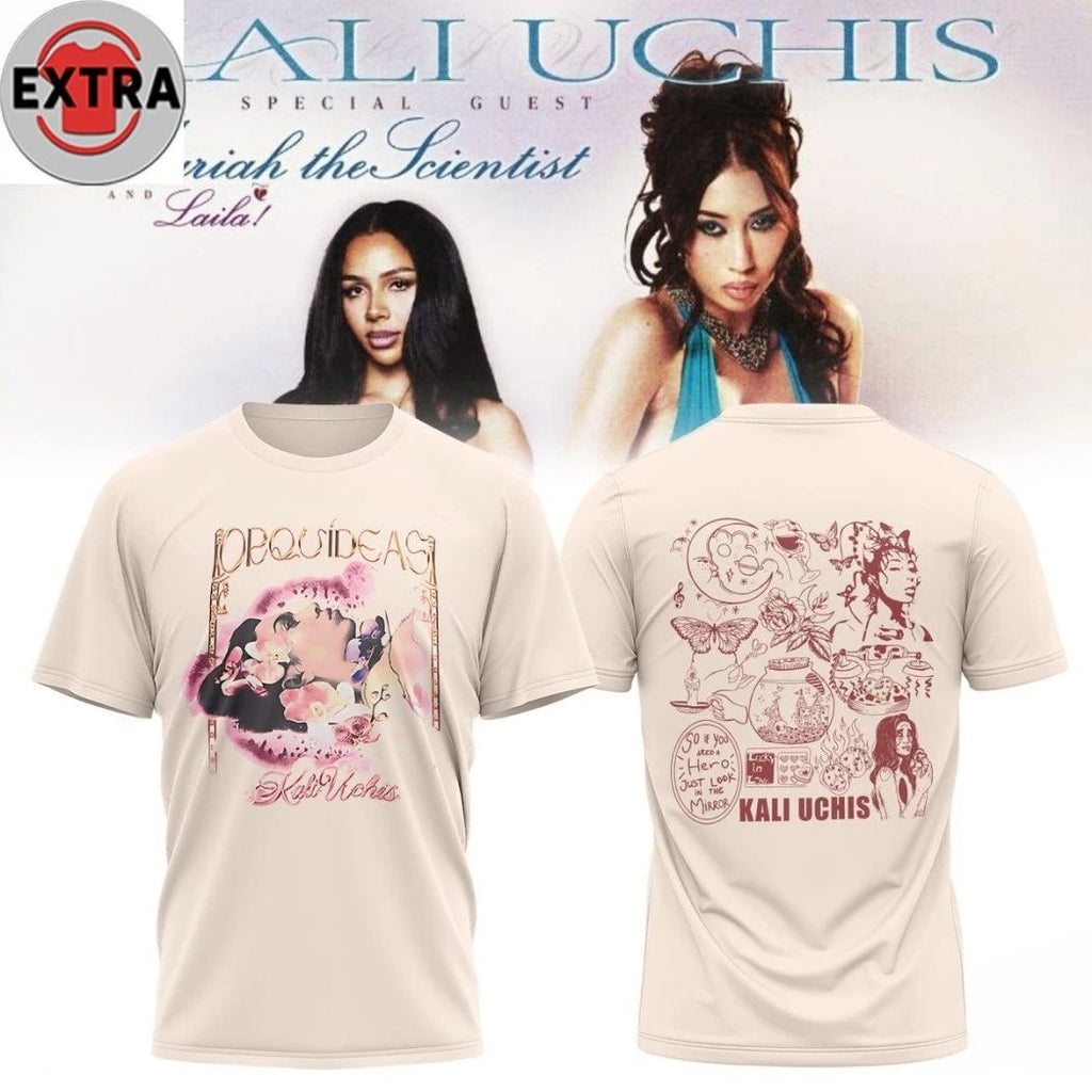 Kali Uchis For the Girls Tour 2026 Logo Two Sided Shirt – Perfect Gift for Men & Women