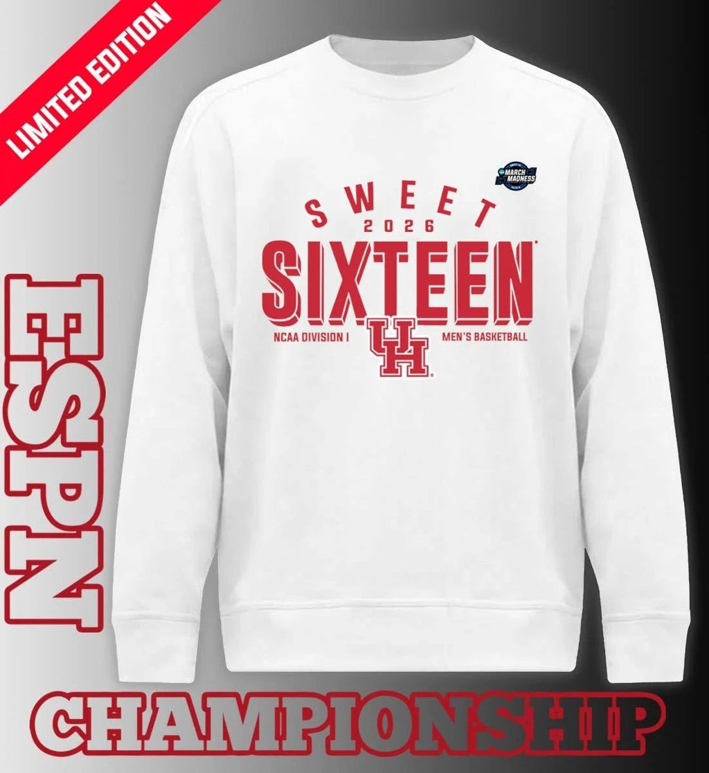 Sweet 16 Houston Cougars 2026 NCAA Men’s Basketball T-Shirt