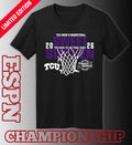 TCU Men’s Basketball 2026 Sweet Sixteen The Road To The Final Four Shirt