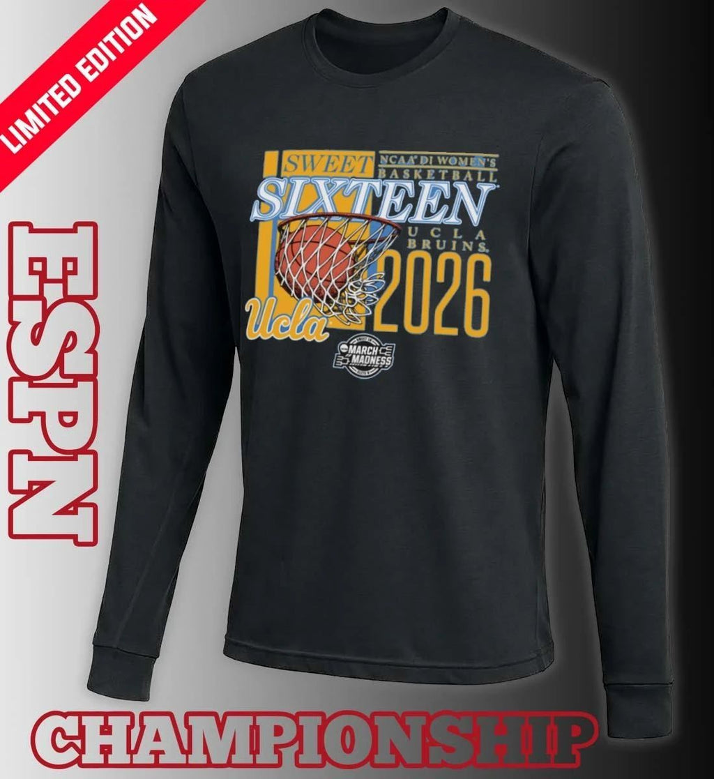 Ucla Bruins 2026 NCAA DI Women’s Basketball Sweet Sixteen – Sacramento Regional T-Shirt