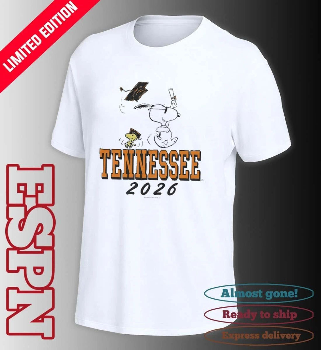 Peanuts x Tennessee Graduation 2026 Shirt