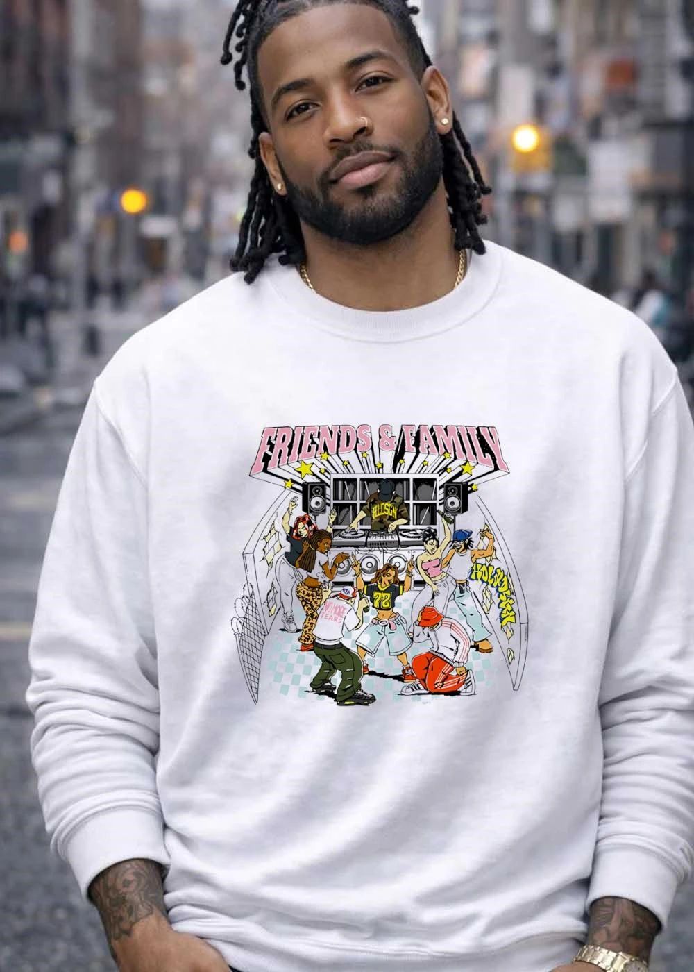 Friends and Family HILDSGN No More Tears Holyshit DJ Dancing Clubbing shirt