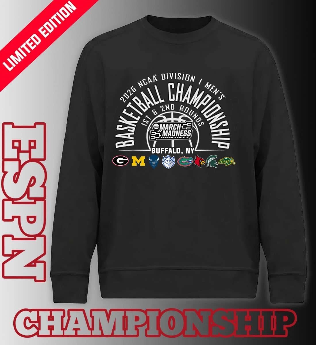 Buffalo Regional 2026 NCAA DI Men’s Basketball Championship T-Shirt