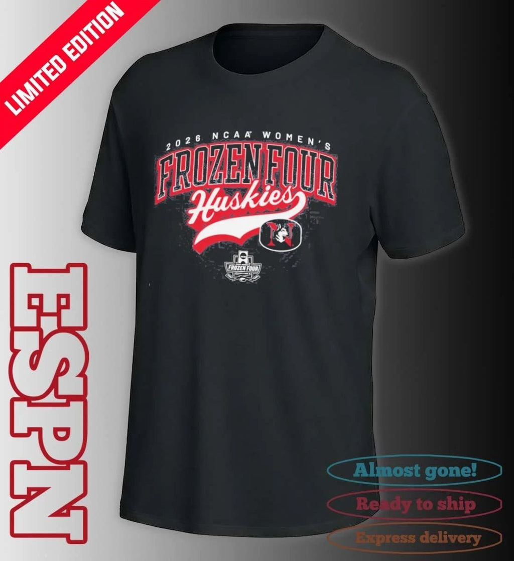 Northeastern Huskies 2026 NCAA Women’s Ice Hockey Frozen Four Shirt