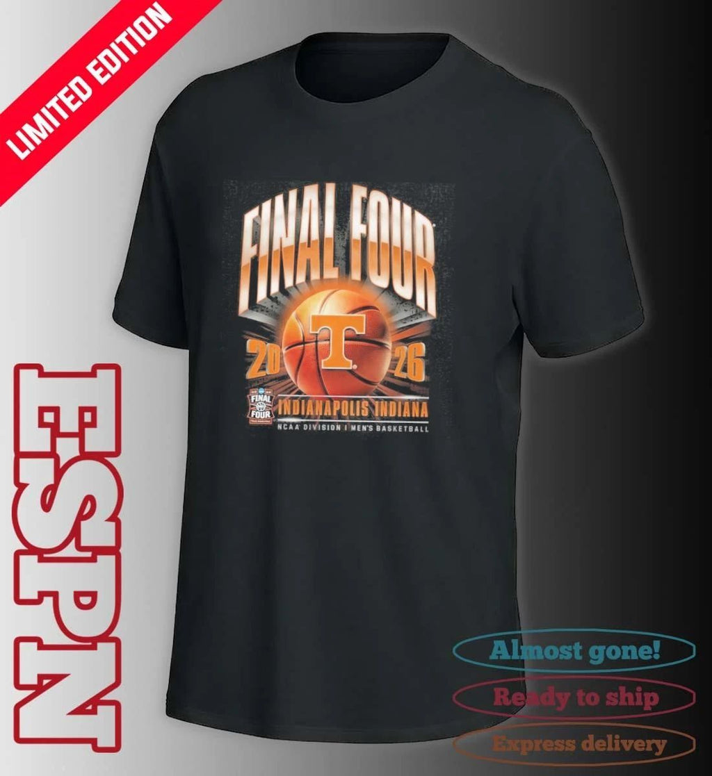 Tennessee Volunteers 2026 NCAA Men’s Basketball Tournament March Madness Final Four Vintage T-Shirt