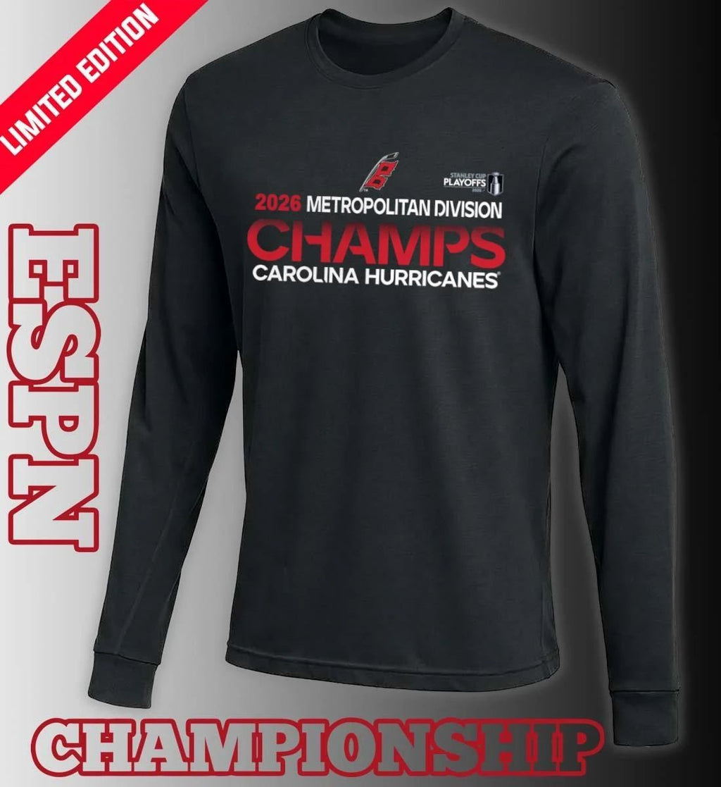 Carolina Hurricanes NHL Metropolitan Division Champions 2026 Shirt