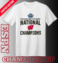 University Of Wisconsin 2026 NCAA DI Men’s Ice Hockey National Champions T-Shirt