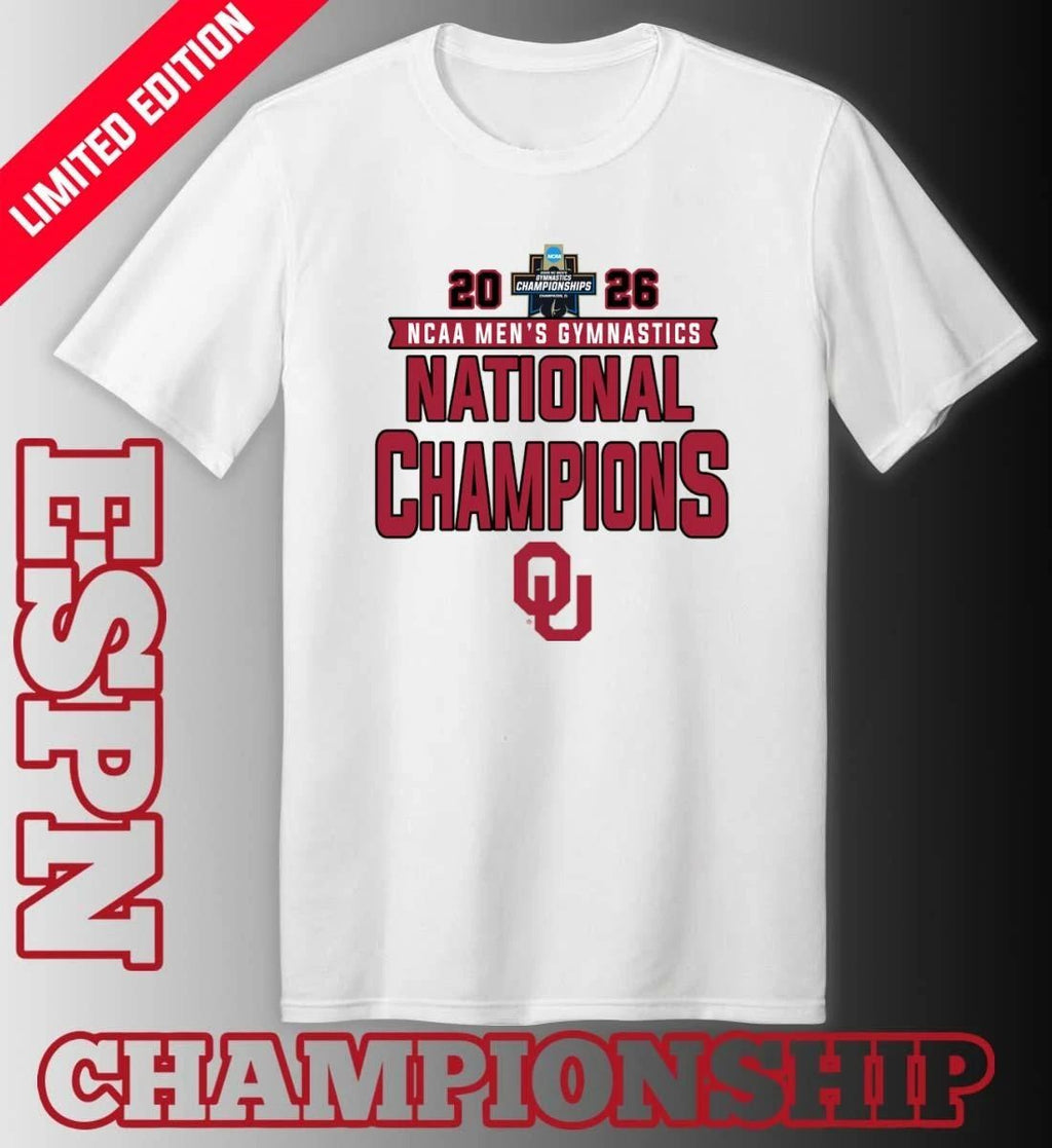 Oklahoma Sooners 2026 NCAA Men’s Gymnastics National Champions Shirt