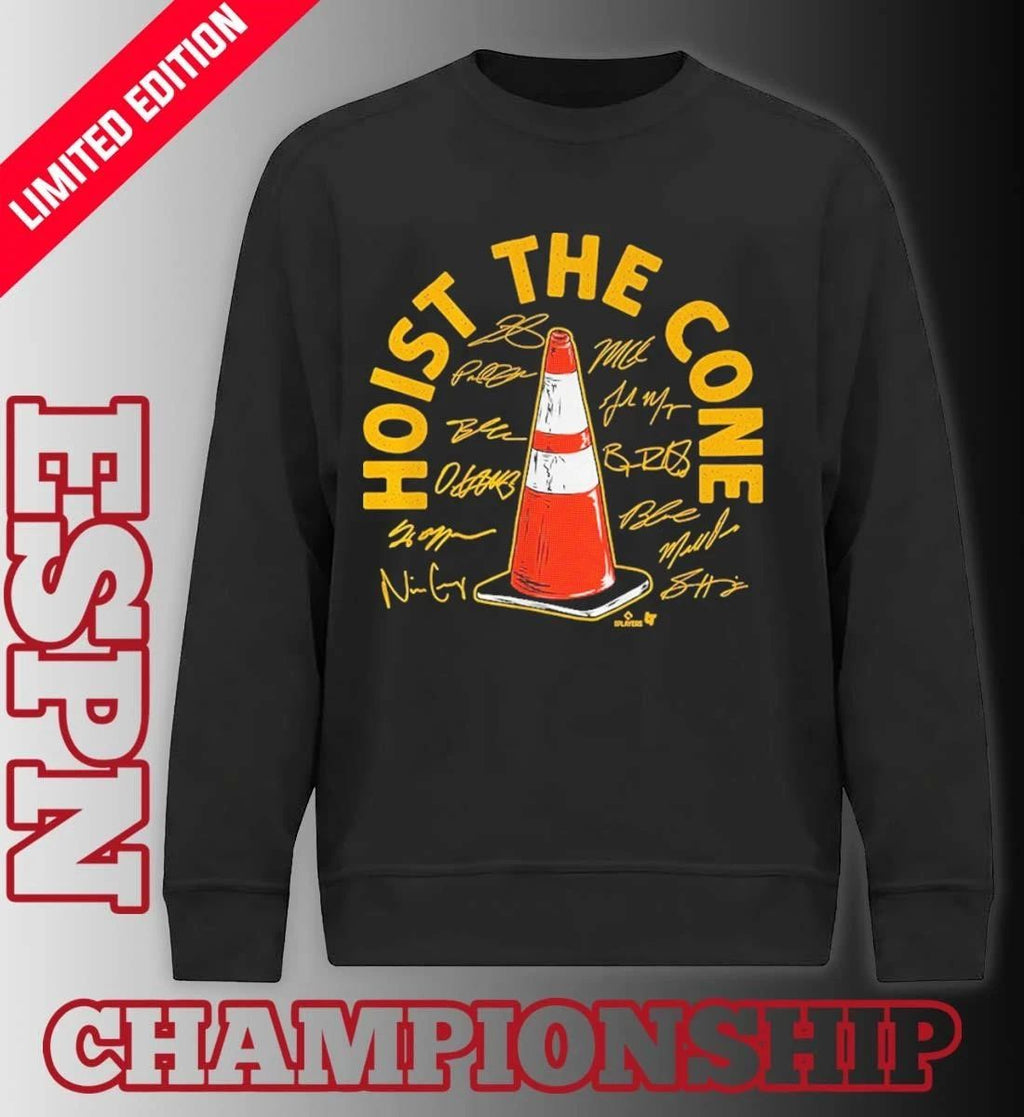 Pittsburgh Baseball Hoist the Cone Signatures Shirt