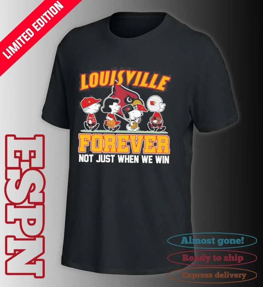 The Peanuts Characters X Louisville Cardinals Basketball Shirt