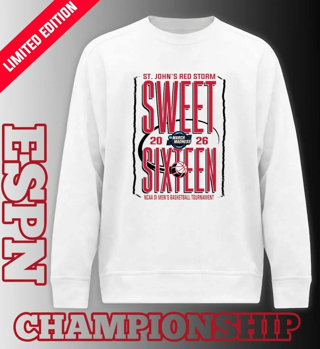 St. John’s Red Storm Sweet Sixteen 2026 NCAA DI Men’s Basketball Tournament T-Shirt