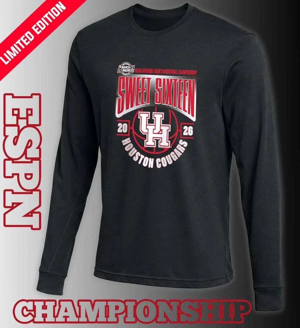 Houston Cougars Sweet 16 NCAA DI Men’s Basketball Tournament March Madness 2026 T-Shirt
