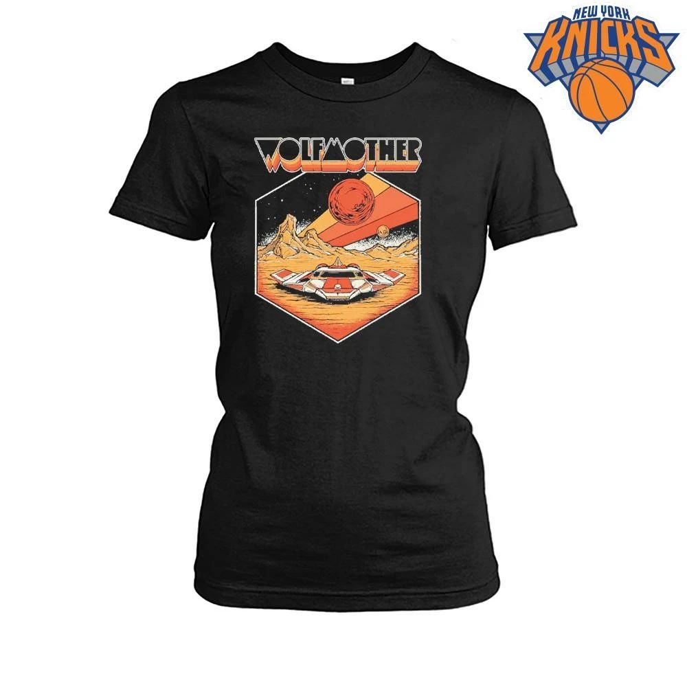 Wolfmother Retro Sci Fi Spaceship Alien Planet Cosmic Horizon Rock Band Shirt