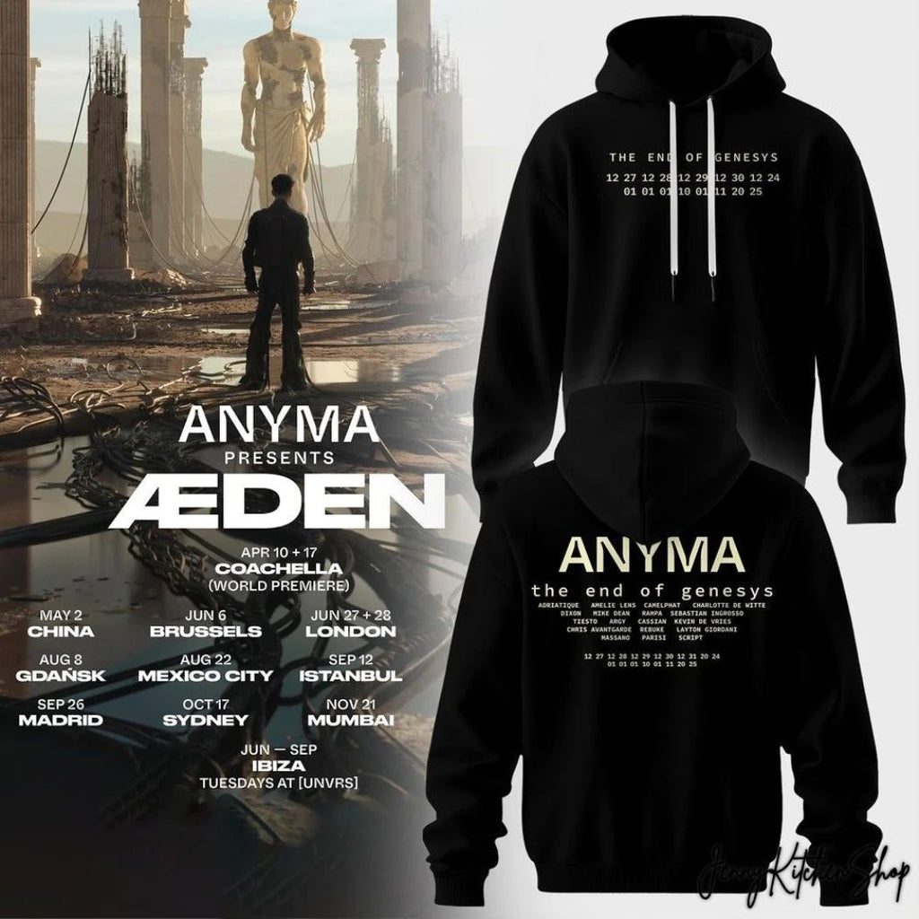Original Anyma Presents Den Concept 2026 Two Sided T-Shirt
