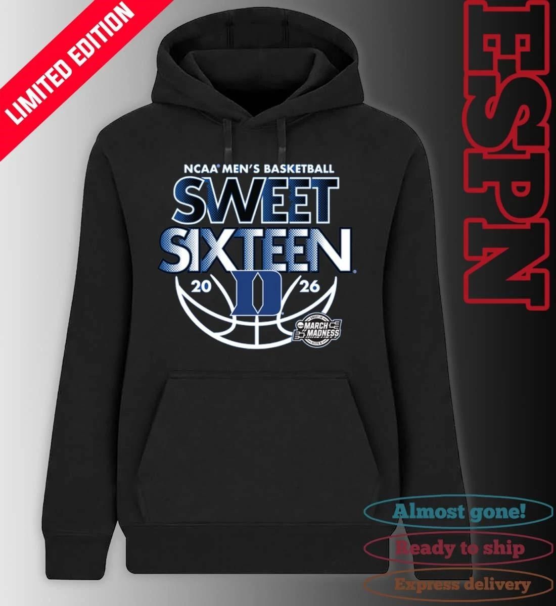 Sweet Sixteen 2026 Duke NCAA Men’s Basketball Shirt