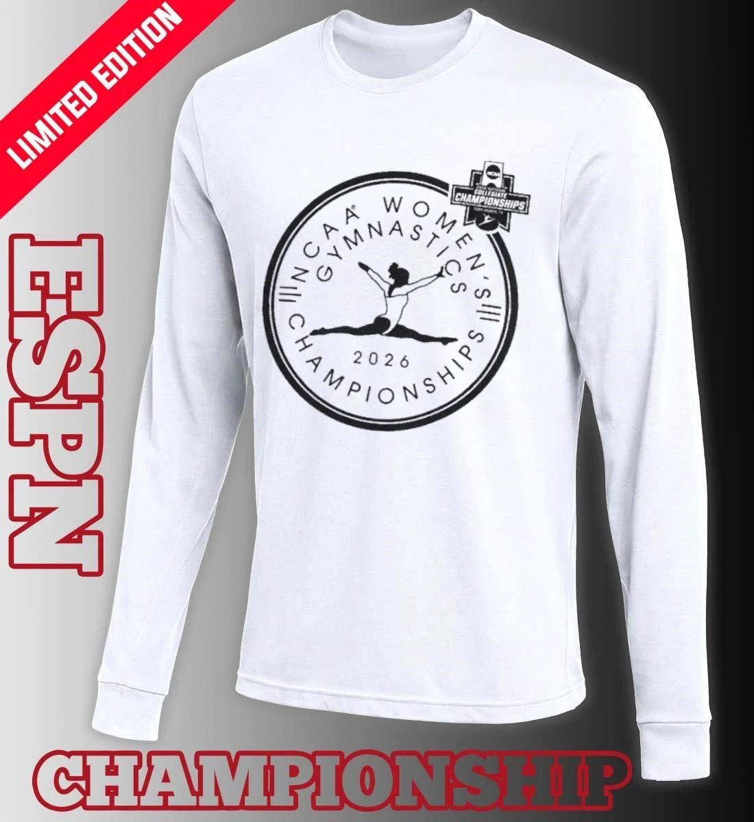 2026 NCAA Women’s Gymnastics Championship Fort Worth TX April 16 -18 Logo T-Shirt