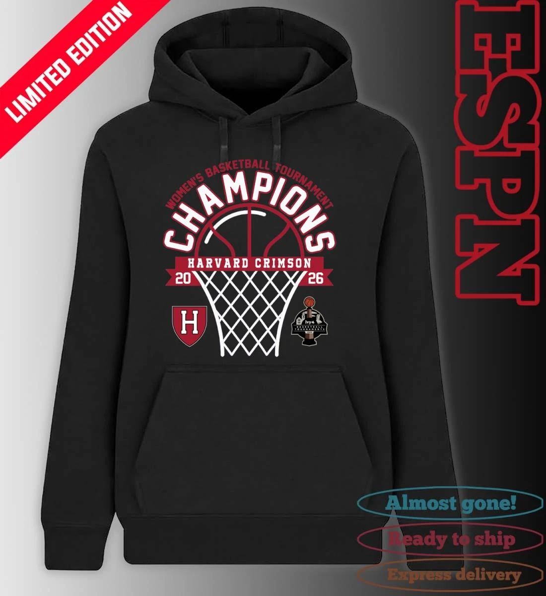 Ivy League Women’s Basketball Tournament Champions 2026 Harvard Crimson T-Shirt