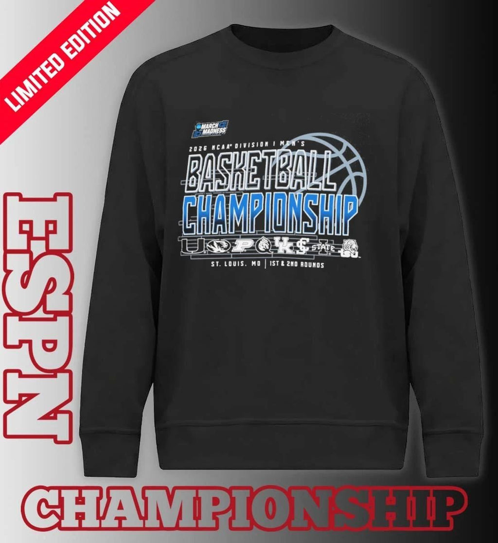 1st, 2nd Rounds 2026 NCAA DI Men’s Basketball Championship – St. Louis, MO Shirt