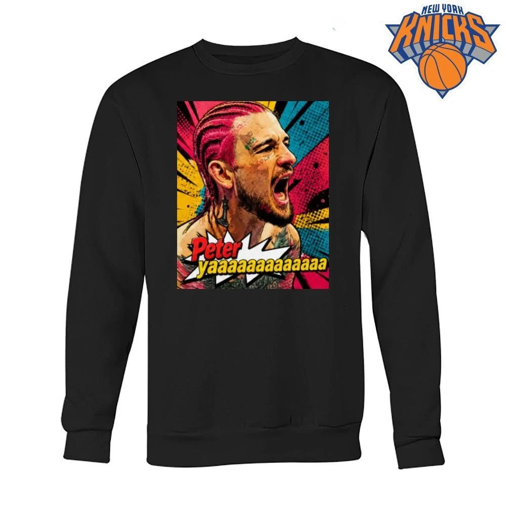 Petr Yan Peter Yaaaaa Retro Pop Art Comic Style MMA UFC Fighter Yelling Combat Sports shirt