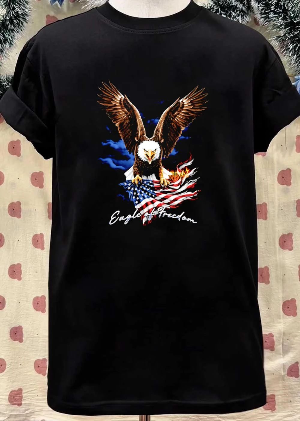 Eagle of Freedom American flag eagle shirt
