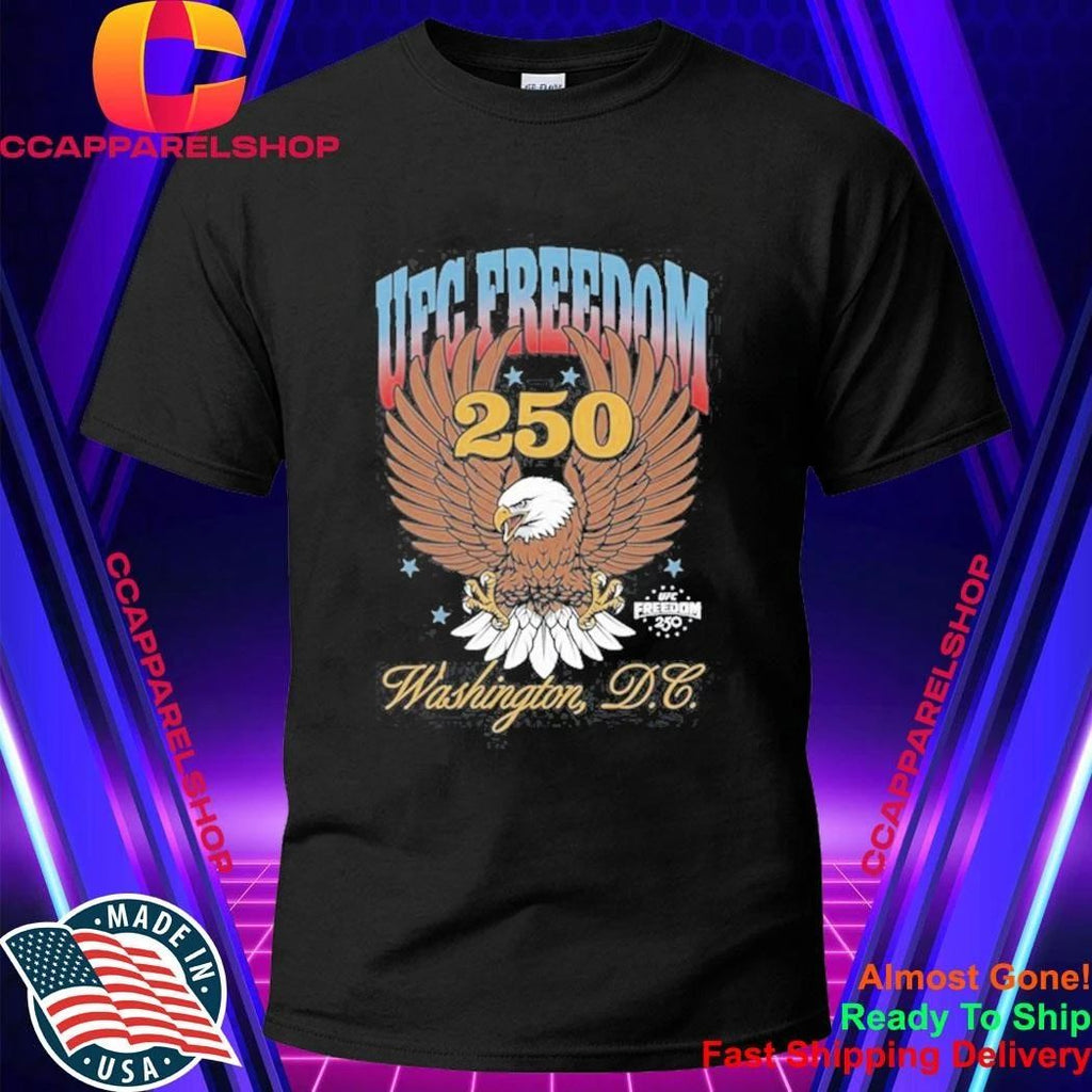 Freedom 250 Washington DC Distressed Eagle Patriotic Shirt